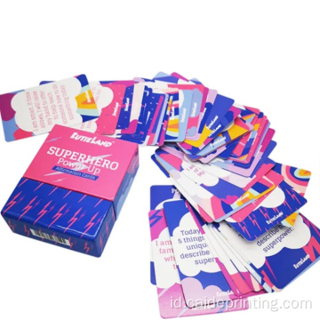 Kosong untuk Sublimation Braille Playing Cards Plastik Kustom